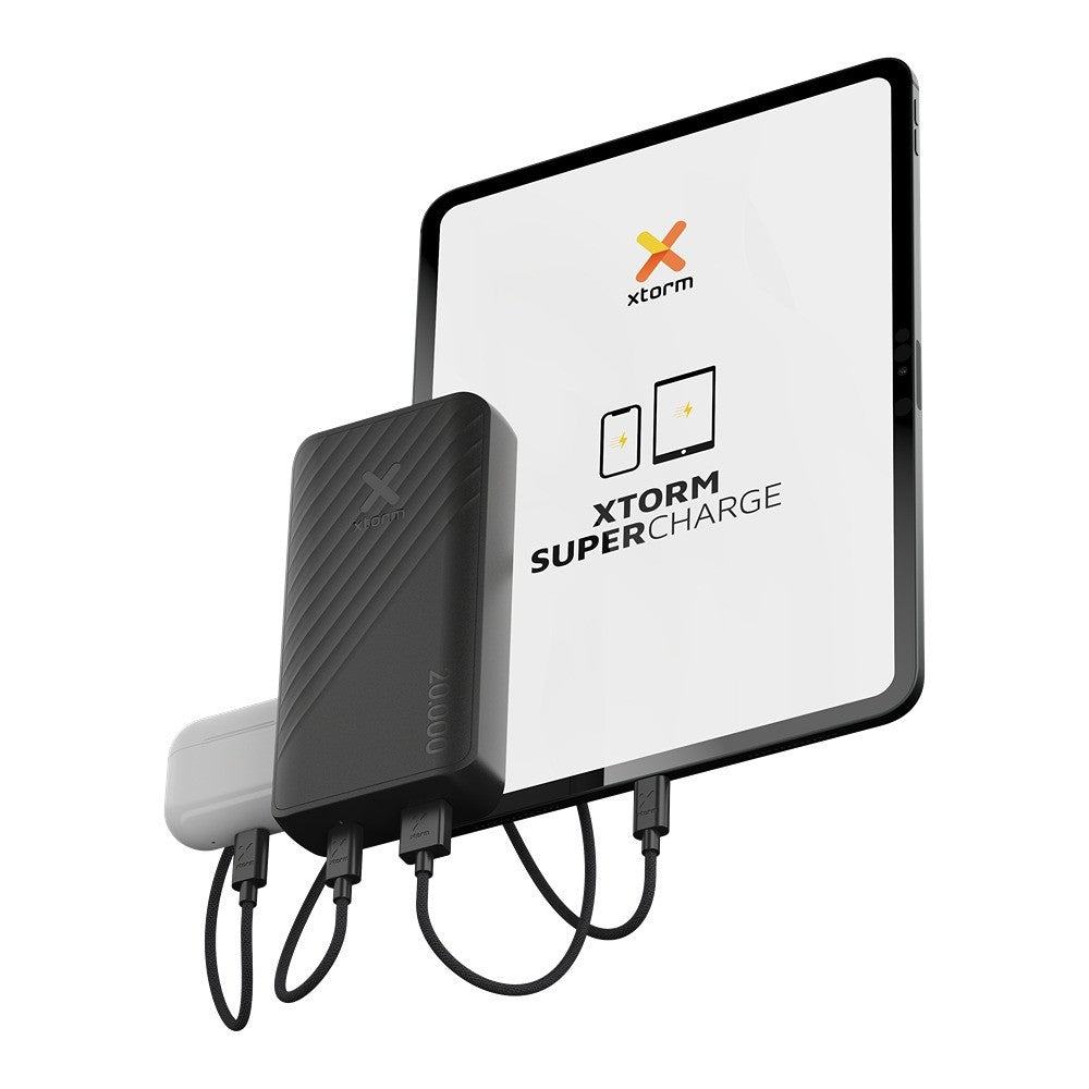 Xtorm Powerbank Go2 20 000 mAh 20W Musta