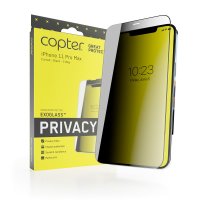 iPhone Xs Max/11 Pro Max Näytönsuoja ExoGlass Privacy Curved