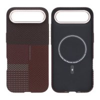 iPhone Air Kuori Aramidikuitu MagSafe Punainen Rutnät