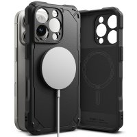 iPhone 16 Pro Max Kuori Rugged Gear Magnetic Musta