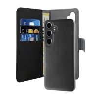 Samsung Galaxy S24 Kotelo Wallet Detachable 2 in 1 Musta