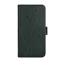 Samsung Galaxy S23 FE Kotelo 2-in-1 Vegan Leather Tummanvihreä