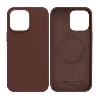 iPhone 14 Pro Max Kuori Silikoni MagSafe Ruskea