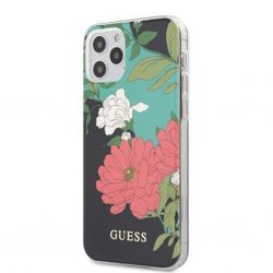 iPhone 12 Pro Max Suojakuori Flower Cover N.1 Musta