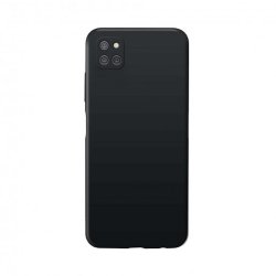 Samsung Galaxy A03 Kuori Silicone Case Musta