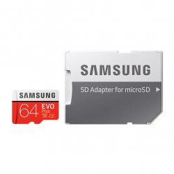 Original EVO Plus microSD Muistikortti 64 GB SD-adapterit