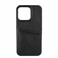 iPhone 13 Pro Kuori Backcover with Card Slot Musta