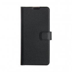 Samsung Galaxy A41 Kotelo Slim Wallet Musta