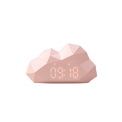 Herätyskello mini pilvinen vaaleanpunainen