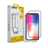 iPhone 11 Pro Max Kuori Näytönsuoja Absorb 2.0 + Crystal Glass