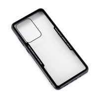 Samsung Galaxy S20 Ultra Kuori Karkaistua Lasia Kirkas Musta