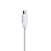 Latauskaapeli Micro-USB USB-A:lle 1m Valkoinen