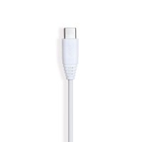 Latauskaapeli USB-A:sta USB-C:hen 1 m Valkoinen