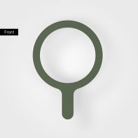 Irrotettava MagSafe-rengas Moss Green