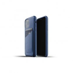 iPhone 11 Pro Kuori Full Leather Wallet Case Monaco Blue