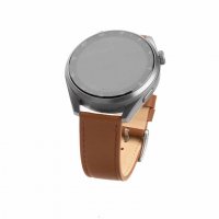 Samsung Galaxy Watch 22mm Ranneke Leather Strap Ruskea