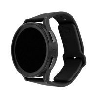 Samsung Galaxy Watch 20mm Ranneke Silicone Sporty Strap Musta