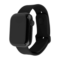 Apple Watch 38/40/41/42mm Ranneke Silicone Sporty Strap Musta