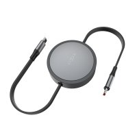 Utdragbar Kaapeli USB-C 100W 1m Musta