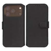 iPhone 17 Pro Kotelo Aito Nahka Musta