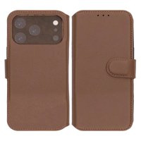 iPhone 17 Pro Kotelo Aito Nahka Ruskea