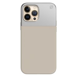 iPhone 13 Pro Max Kuori Split Silicone MagSafe Stone Beige