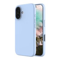 iPhone 16 Kuori Silikoni MagSafe Sininen