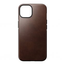 iPhone 14 Kuori Modern Leather Case Horween Rustic Brown