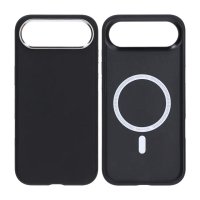 iPhone Air Kuori Tekonahka MagSafe Musta