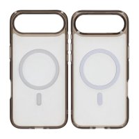 iPhone Air Kuori TPU MagSafe Musta Läpinäkyvä