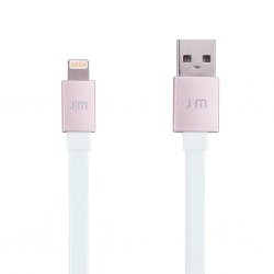 Kaapeli AluCable Flat USB-A/Lightning 1.2m Ruusukulta