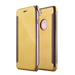 Apple iPhone 7/8 Plus Suojakotelo Slimmat PU-nahka Kovamuovi Keltainend