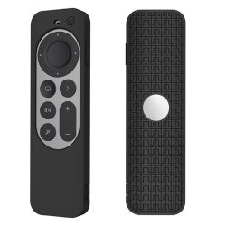 Apple TV Remote (gen 2) Kuori Silikoni Musta