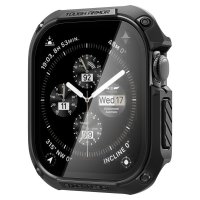 Apple Watch 46mm (Series 10/11) Kuori Näytönsuoja Tough Armor Musta