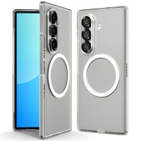 Samsung Galaxy Z Fold 7 Kuori Air Skin MagFit Clear White