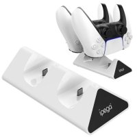 Kaksinkertainen lataustelakka PS5ohjaimelle