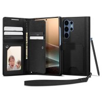 Samsung Galaxy S25 Ultra Kotelo Wallet S Musta