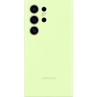 Original Galaxy S24 Ultra Kuori Silicone Case Light Green