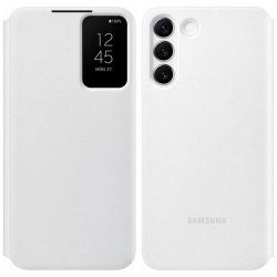 Original Galaxy S22 Plus Kotelo Smart Clear View Cover Valkoinen