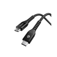 Essential Kaapeli Fabric USB-C/USB-C 100W 1m Musta
