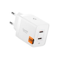 Essential Laturi 47W 2xUSB-C Valkoinen