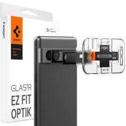 Google Pixel 7a Kameran linssinsuojus Glas.tR EZ Fit Optik 2-pakkaus Musta
