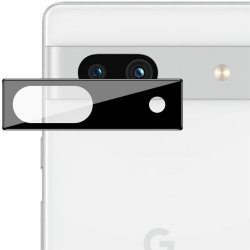 Google Pixel 7a Kameran linssinsuojus Karkaistua Lasia Musta