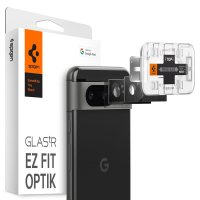 Google Pixel 8 Kameran linssinsuojus Glas.tR EZ Fit Optik 2-pakkaus Musta