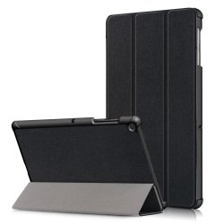 Samsung Galaxy Tab S5E T720 T725 Taitettava Smart Kotelo Telineellä Musta