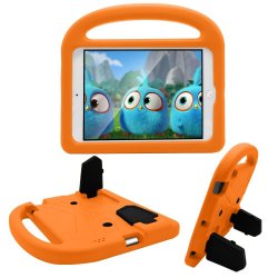 iPad (2/3/4) Kuori Lapsille EVA Jalustatoiminnolla Oranssi