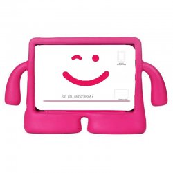 iPad Air 1. iPad Air 2. iPad 9.7 Kuori Lapsille EVA Magenta