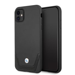 iPhone 11 Kuori Logo Perforoitu Musta