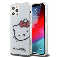 iPhone 12/iPhone 12 Pro Kuori Kitty Logo Valkoinen