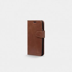 iPhone 12 Mini Fodral Leather Wallet Löstagbart Skal Brun